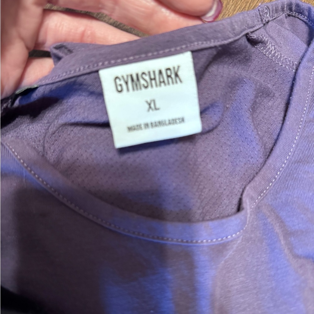 Gray Sports Bra and Purple long sleeve T-Shirt - Picture 2 of 3